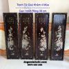 Tranh Tứ Qúy Khảm Ốc - Tùng Trúc Cúc Mai