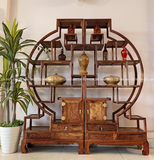 Tủ Kệ Bày Đồ Gỗ Cẩm Vân Đẹp