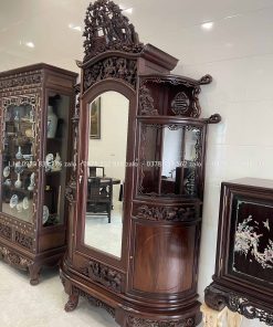 tủ chùa đuc chạm tích đẹp giá hợp lý