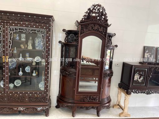 tủ chùa đục chạm tích đẹp giá hợp lý
