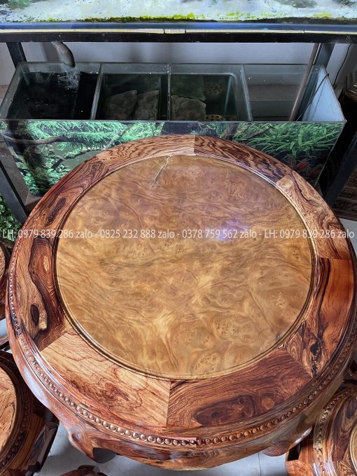 Bộ Nu Trống Gỗ Cẩm Mặt Nu Kháo Vàng