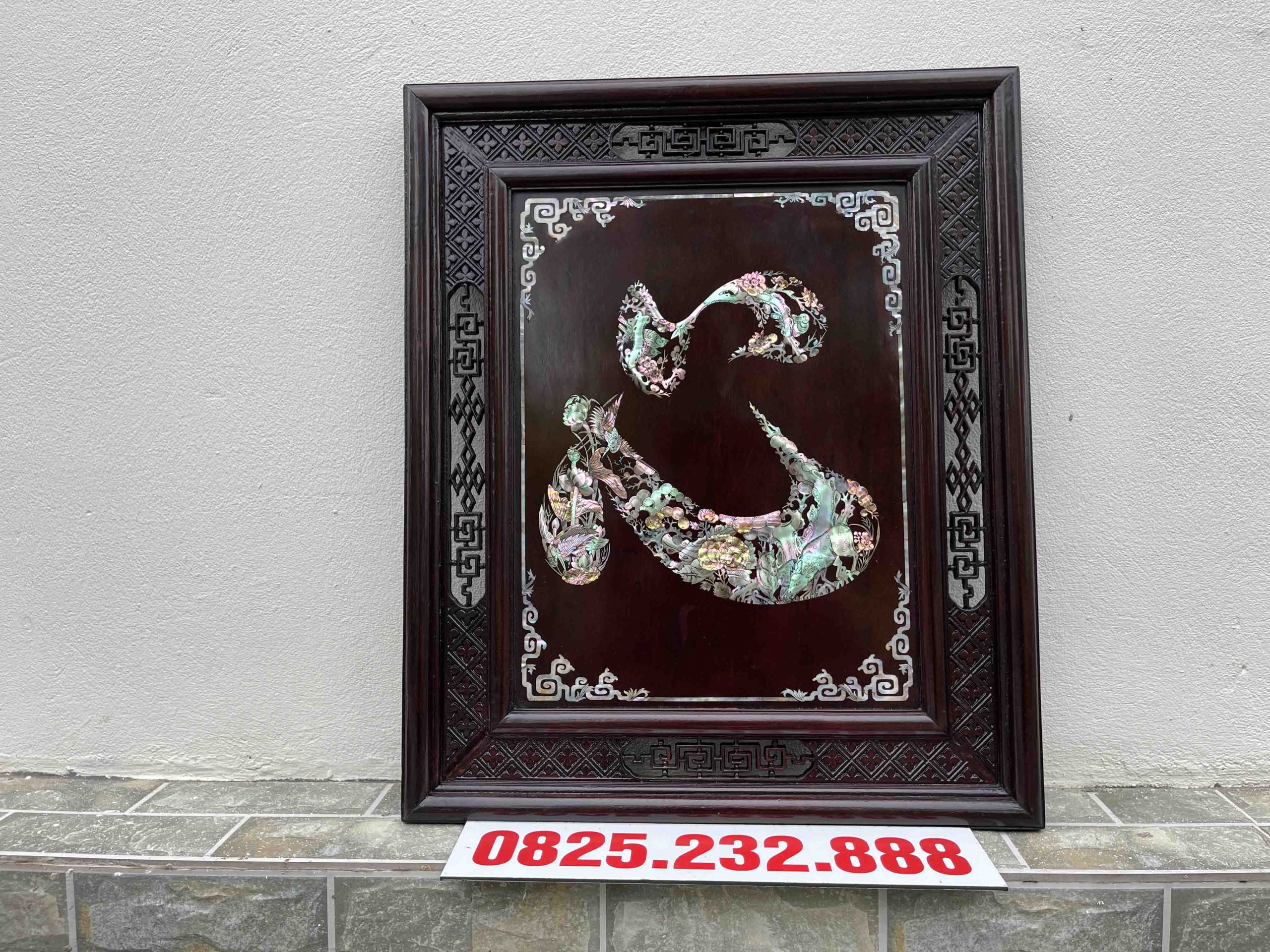 Tranh Chữ Khảm Chữ Tâm Chữ Đức Ý Nghĩa 