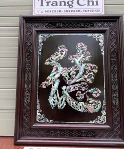 Tranh Chữ Khảm Chữ Tâm Chữ Đức Ý Nghĩa