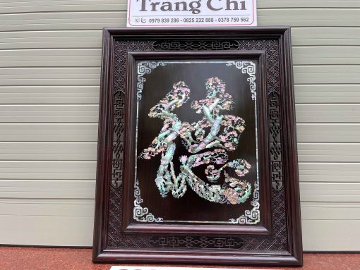 Tranh Chữ Khảm Chữ Tâm Chữ Đức Ý Nghĩa