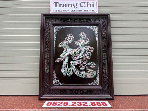 Tranh Chữ Khảm Chữ Tâm Chữ Đức Ý Nghĩa