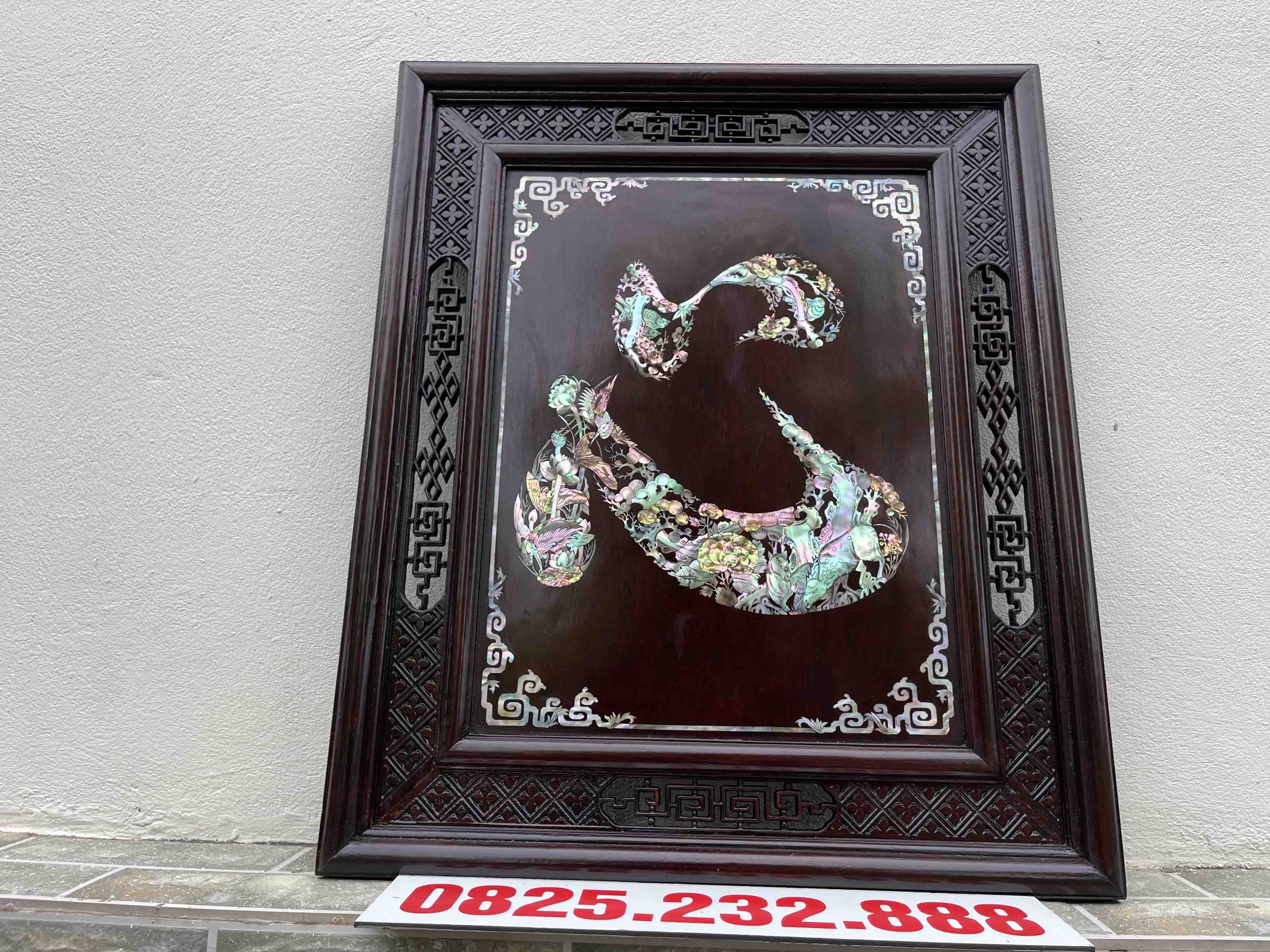 Tranh Chữ Khảm Chữ Tâm Chữ Đức Ý Nghĩa 