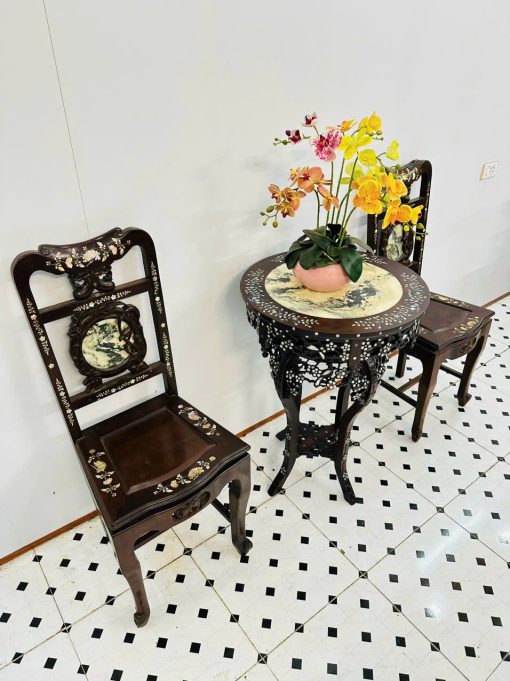 Bộ Bàn Trà Khảm Cẩn Ốc