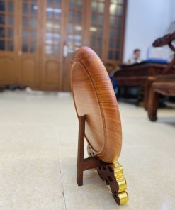 Đĩa Chữ Thọ Gỗ Hương Đá