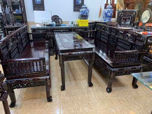 Trường Kỷ Song Tiện Khảm Cẩn Ốc