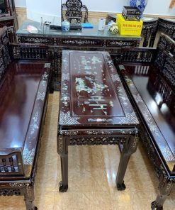 Trường Kỷ Song Tiện Khảm Cẩn Ốc