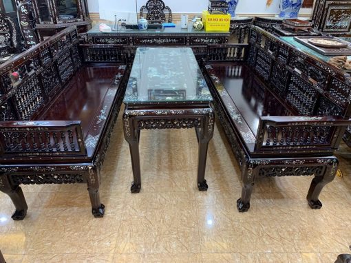 Trường Kỷ Song Tiện Khảm Cẩn Ốc