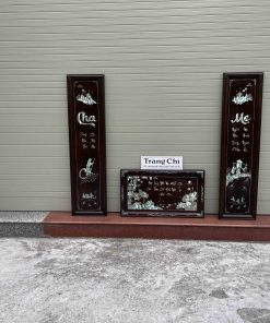 Bộ Đại Tự Cuốn Thư Khảm Ý Nghĩa Về Cha Mẹ