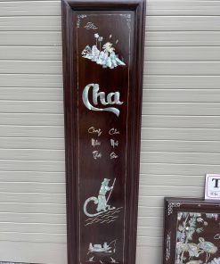 Bộ Đại Tự Cuốn Thư Khảm Ý Nghĩa Về Cha Mẹ