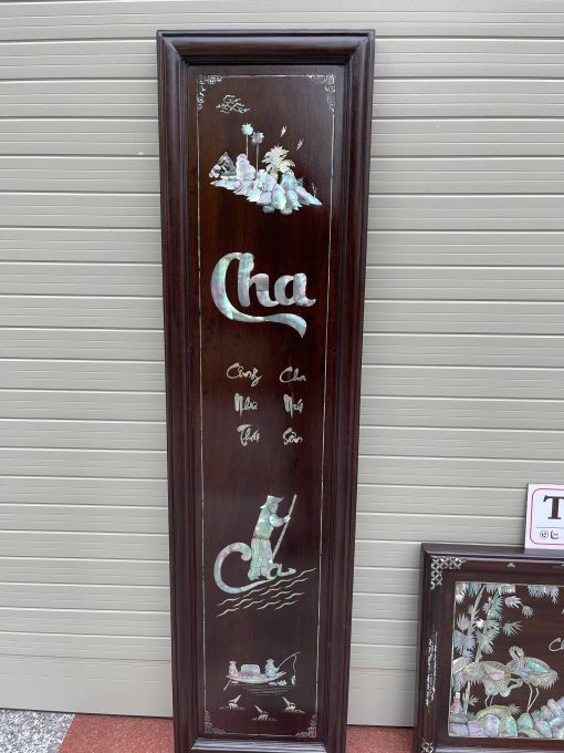 Bộ Đại Tự Cuốn Thư Khảm Ý Nghĩa Về Cha Mẹ