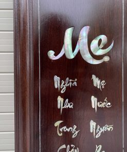 Bộ Đại Tự Cuốn Thư Khảm Ý Nghĩa Về Cha Mẹ