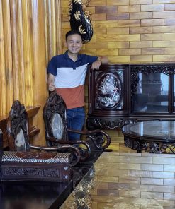 Bộ Trường Kỷ Chạm Tích Khảm Ốc Đẹp