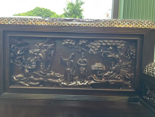 Bộ Trường Kỷ Chạm Tích Khảm Ốc Đẹp