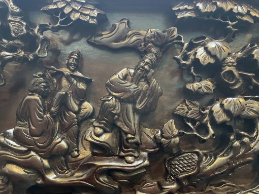 Bộ Trường Kỷ Chạm Tích Khảm Ốc Đẹp
