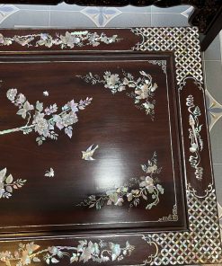 Bộ Trường Kỷ Chạm Tích Khảm Ốc Đẹp
