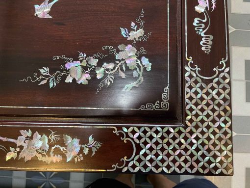 Bộ Trường Kỷ Chạm Tích Khảm Ốc Đẹp