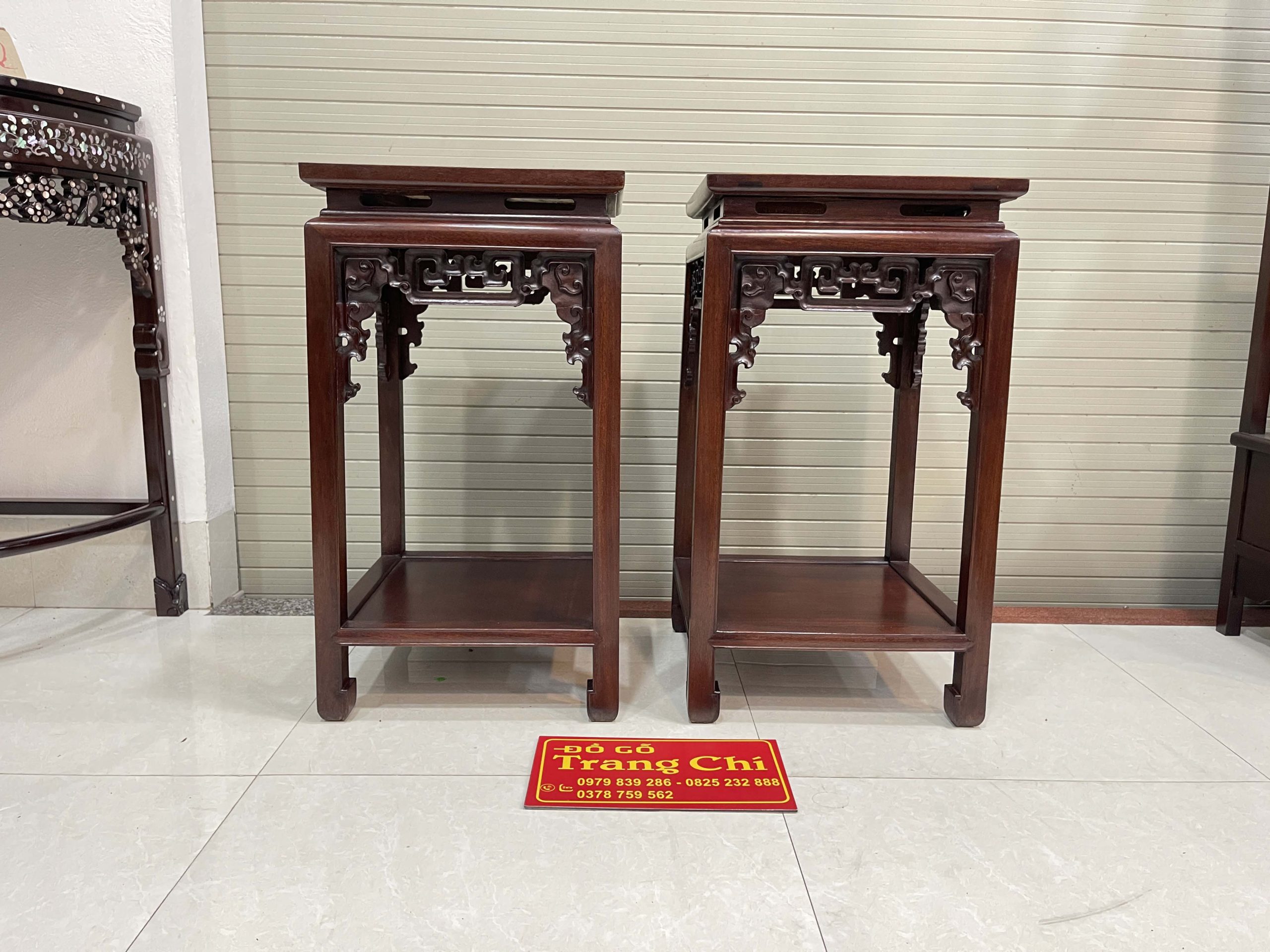 Đôn Ngồi Đôn Kê Đồ Vuông Mặt Đá