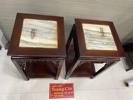 Đôn Ngồi Đôn Kê Đồ Vuông Mặt Đá