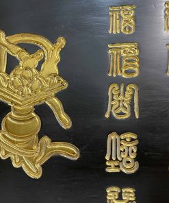Tranh Bách Phúc Đồ 100 Chữ Sơn Thiếc