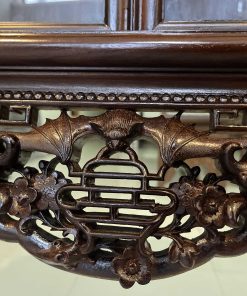 Tủ Chè Gụ Khảm Tích Mẫu Cánh Cong Đẹp