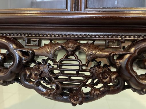 Tủ Chè Gụ Khảm Tích Mẫu Cánh Cong Đẹp