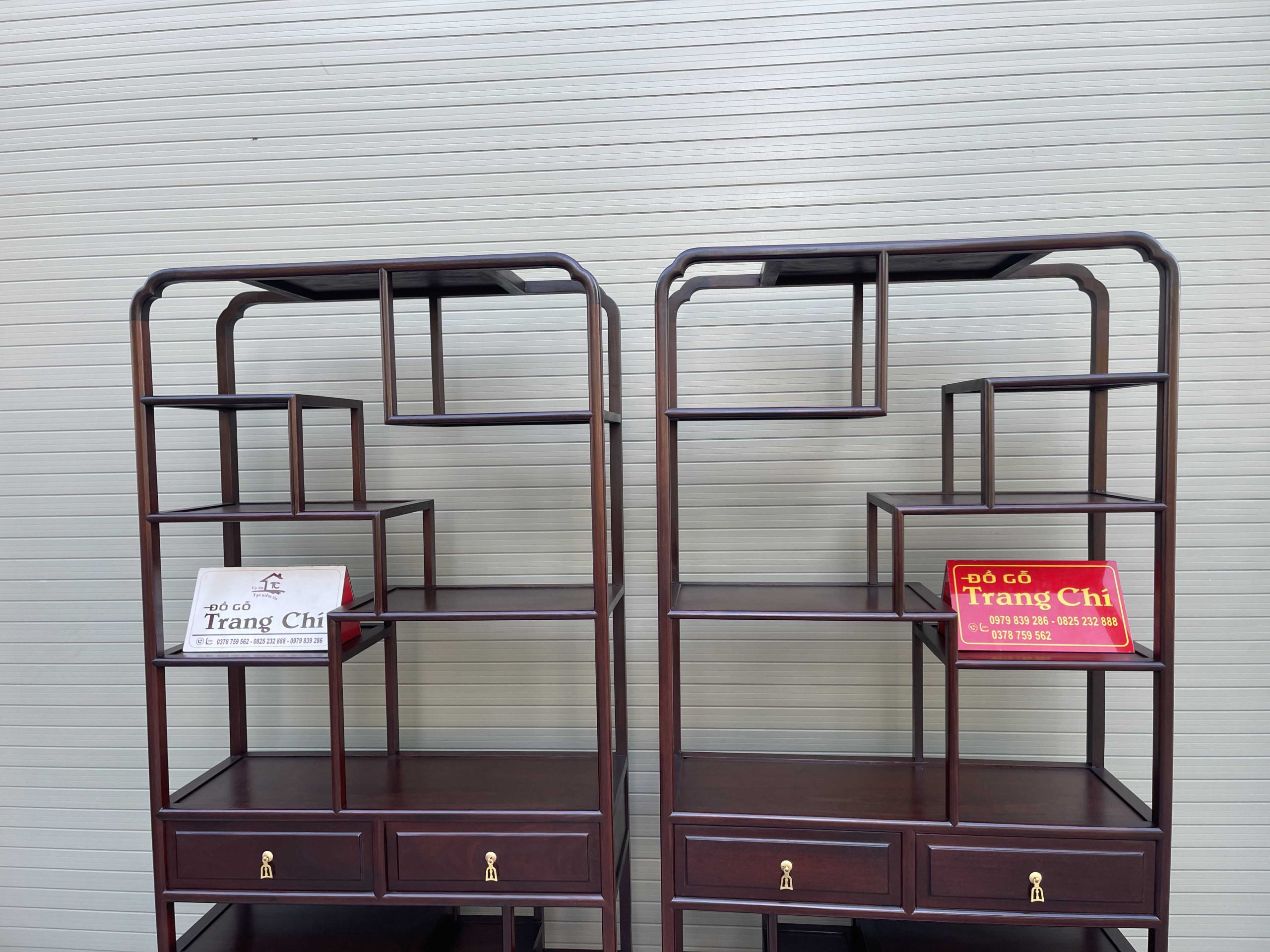 Báo Giá Cặp Kệ Gỗ Trơn Kê Phòng Trà