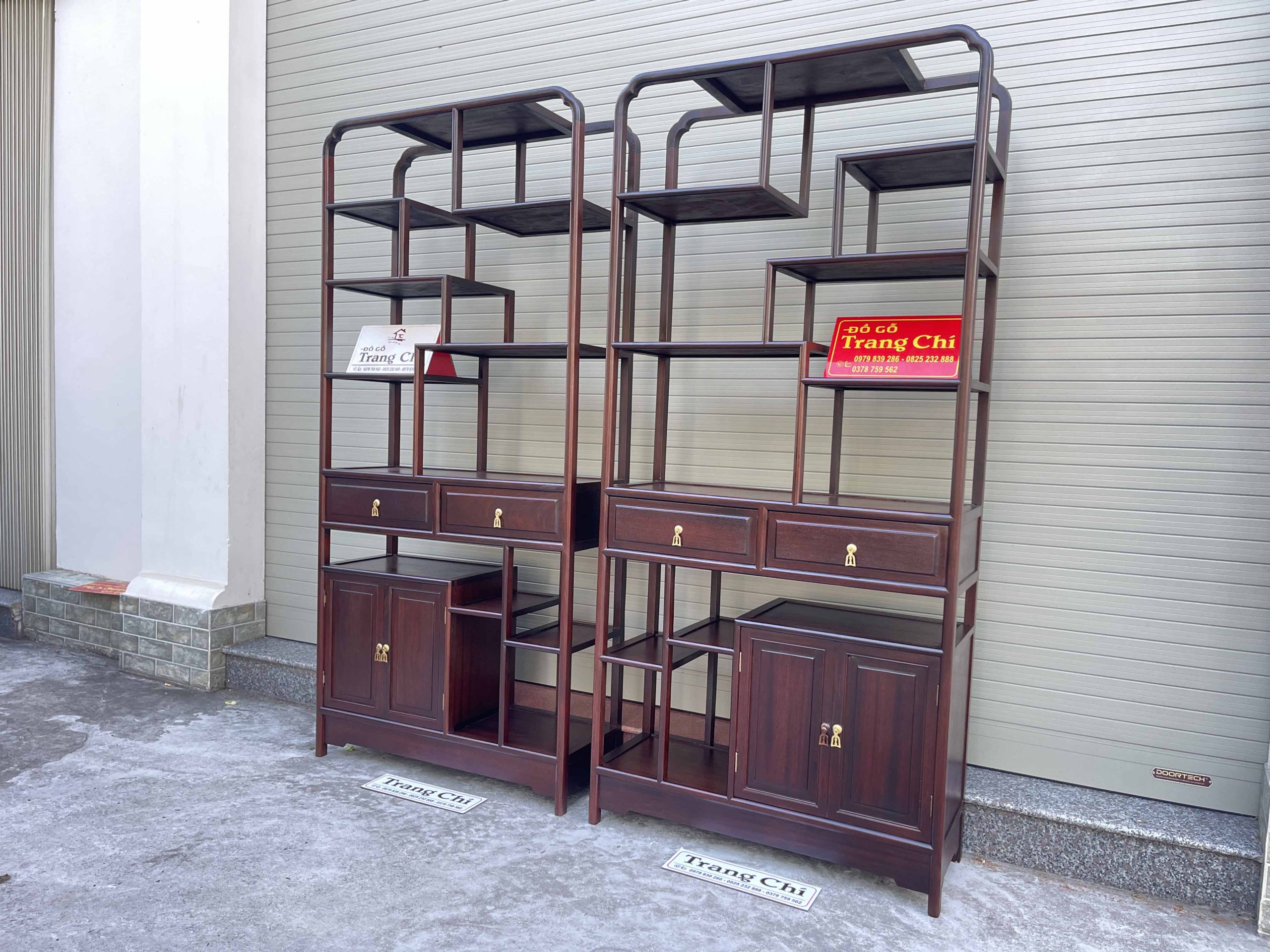 Báo Giá Cặp Kệ Gỗ Trơn Kê Phòng Trà
