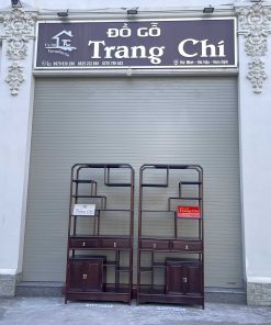 Báo Giá Cặp Kệ Gỗ Trơn Kê Phòng Trà