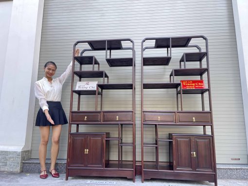 Báo Giá Cặp Kệ Gỗ Trơn Kê Phòng Trà