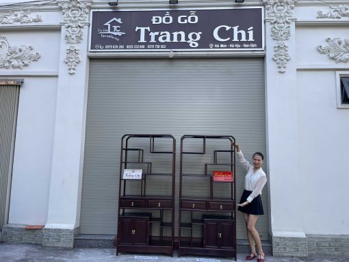 Báo Giá Cặp Kệ Gỗ Trơn Kê Phòng Trà