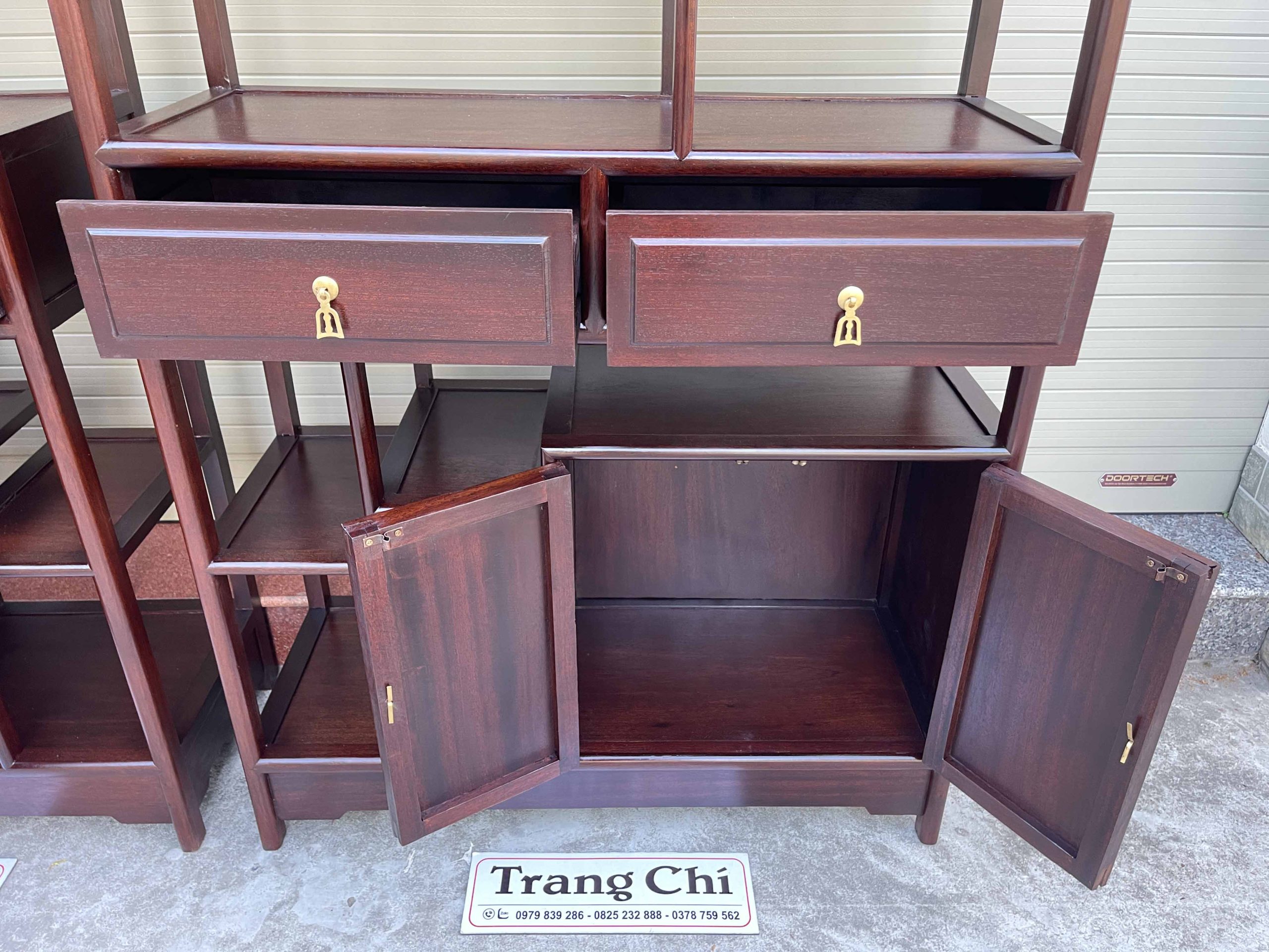Báo Giá Cặp Kệ Gỗ Trơn Kê Phòng Trà