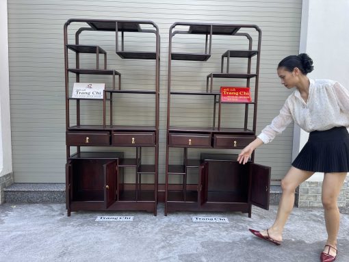 Báo Giá Cặp Kệ Gỗ Trơn Kê Phòng Trà