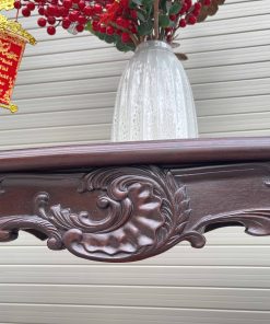 Bộ Bàn Đôn Kê Đồ Gỗ Gụ Đục Chạm Đẹp