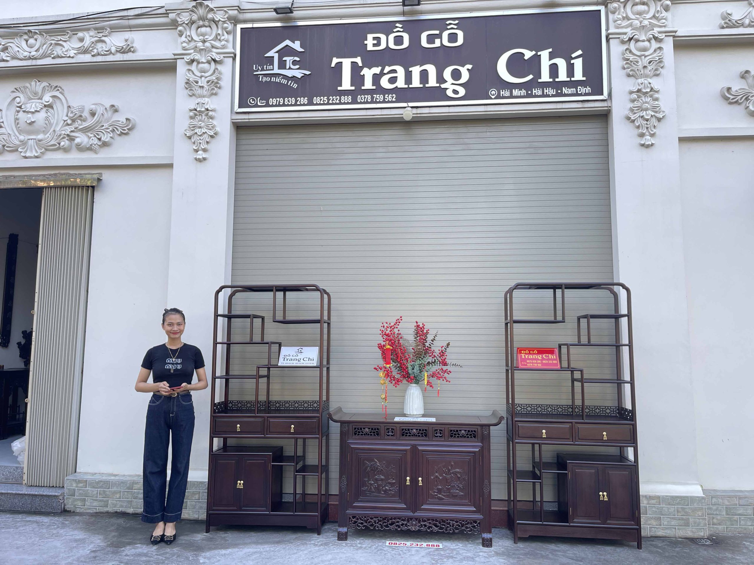 Combo Bàn Kệ 3 Món Bày Đồ Cho Phòng Khách Phòng Trà