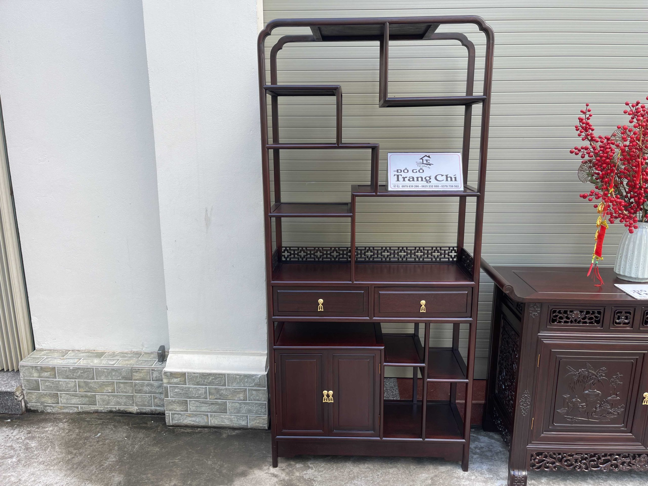 Combo Bàn Kệ 3 Món Bày Đồ Cho Phòng Khách Phòng Trà