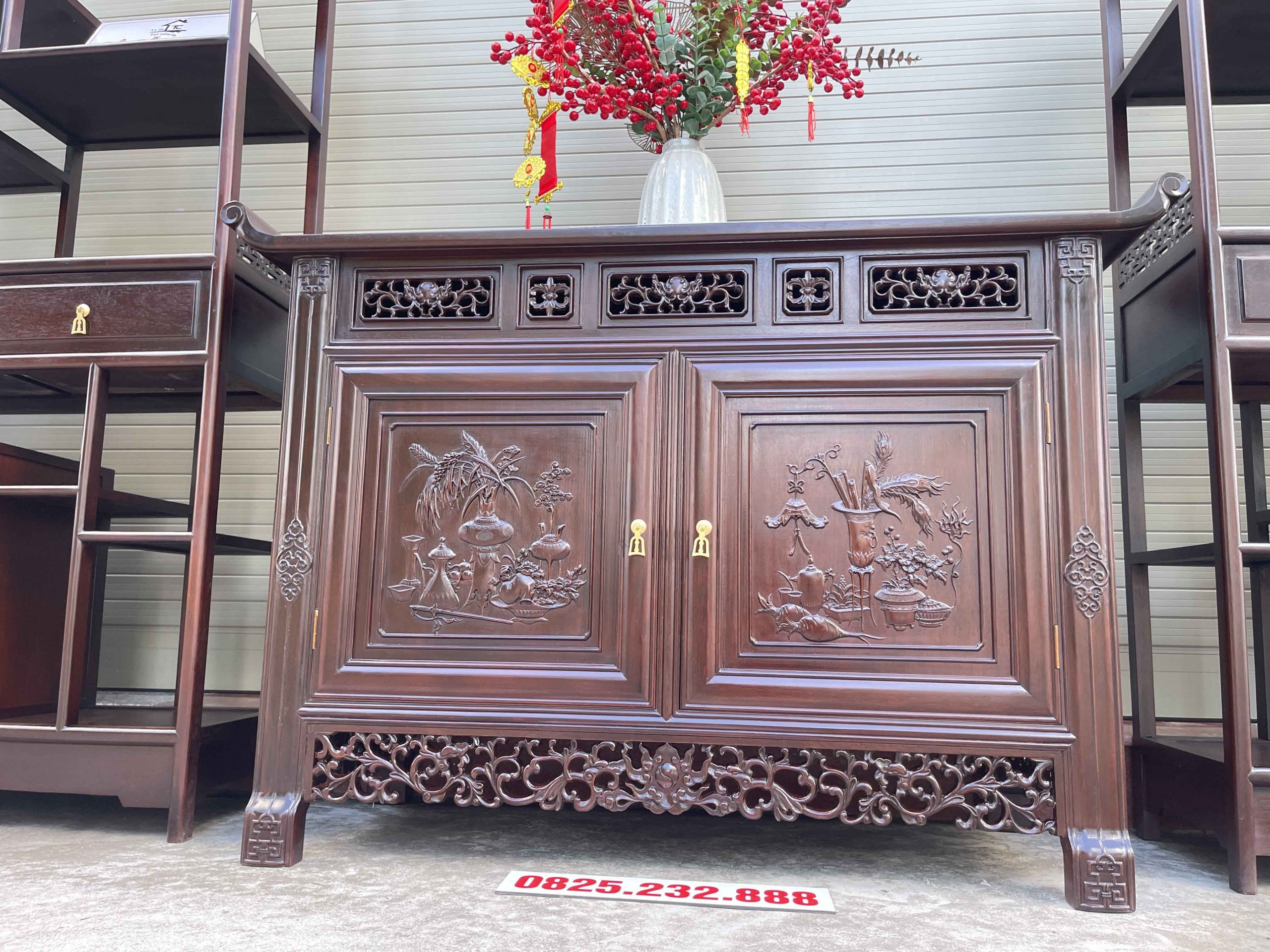 Combo Bàn Kệ 3 Món Bày Đồ Cho Phòng Khách Phòng Trà