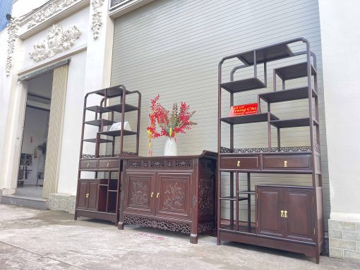 Combo Bàn Kệ 3 Món Bày Đồ Cho Phòng Khách Phòng Trà