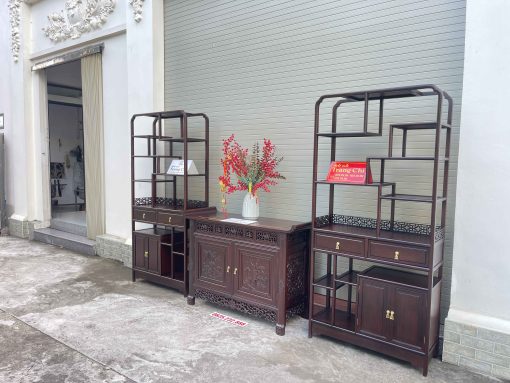 Combo Bàn Kệ 3 Món Bày Đồ Cho Phòng Khách Phòng Trà