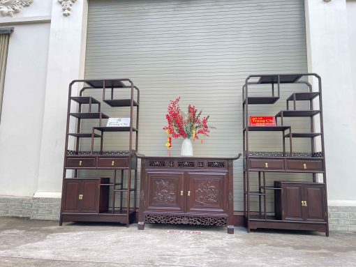 Combo Bàn Kệ 3 Món Bày Đồ Cho Phòng Khách Phòng Trà