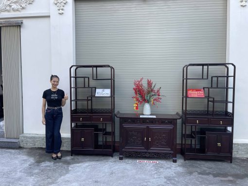 Combo Bàn Kệ 3 Món Bày Đồ Cho Phòng Khách Phòng Trà