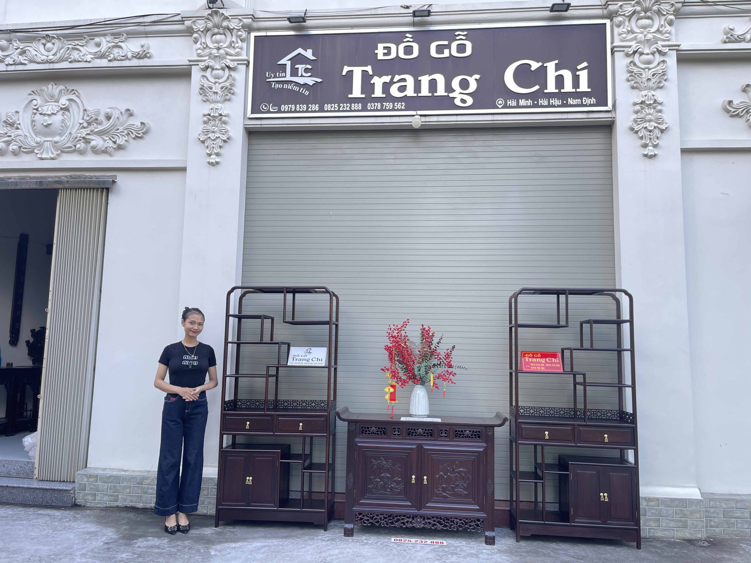 Combo Bàn Kệ 3 Món Bày Đồ Cho Phòng Khách Phòng Trà