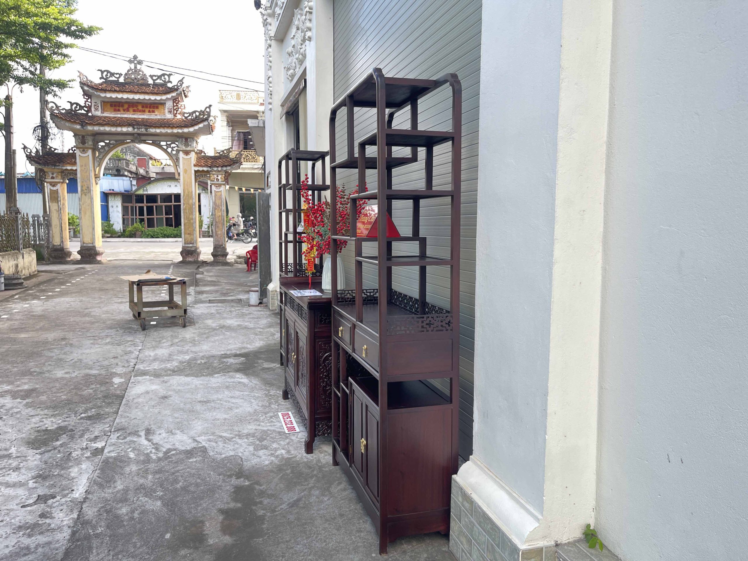 Combo Bàn Kệ 3 Món Bày Đồ Cho Phòng Khách Phòng Trà