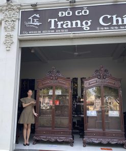 Mẫu Tủ Bày Đồ Louis Tân Cổ Điển
