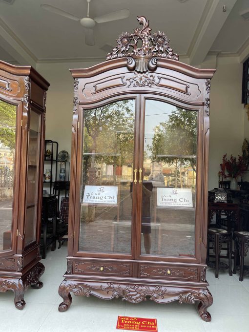 Mẫu Tủ Bày Đồ Louis Tân Cổ Điển