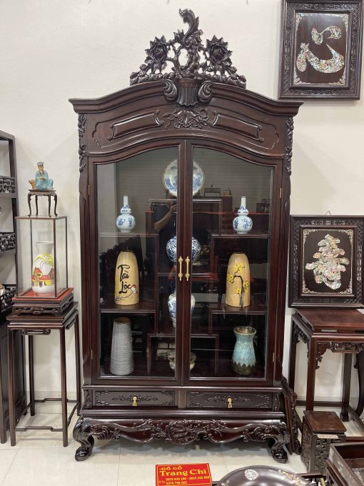 Mẫu Tủ Bày Đồ Louis Tân Cổ Điển