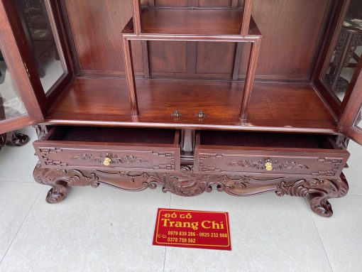 Mẫu Tủ Bày Đồ Louis Tân Cổ Điển